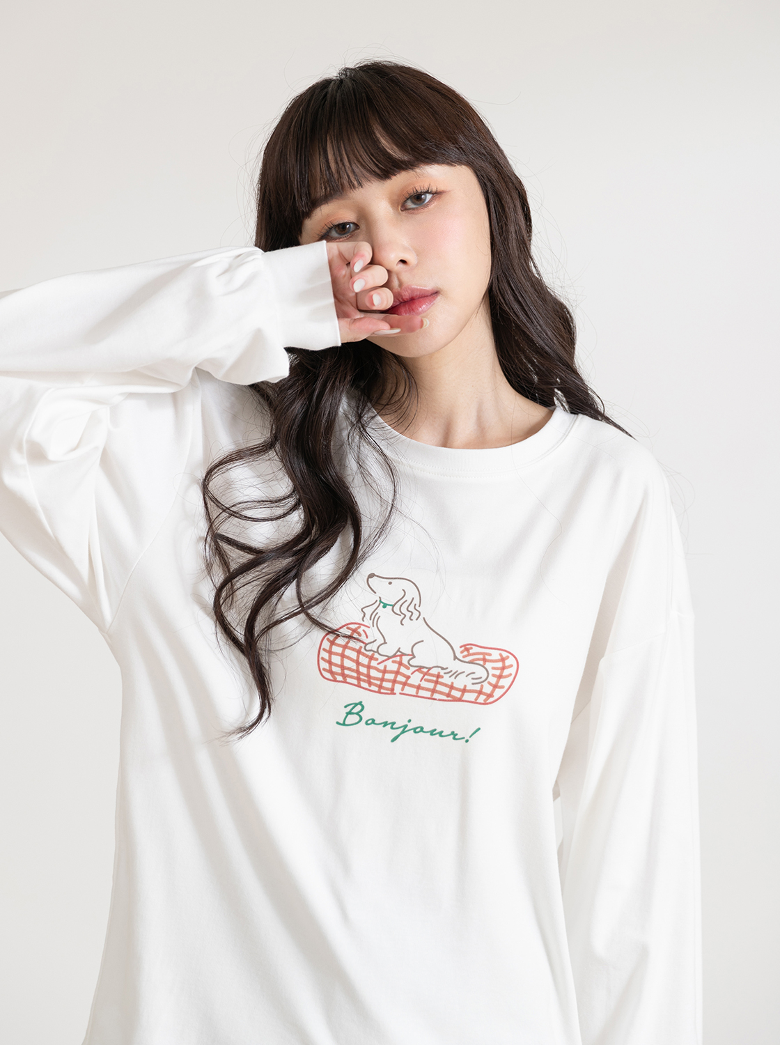 【第二件5折】手繪動物誌長袖TEE