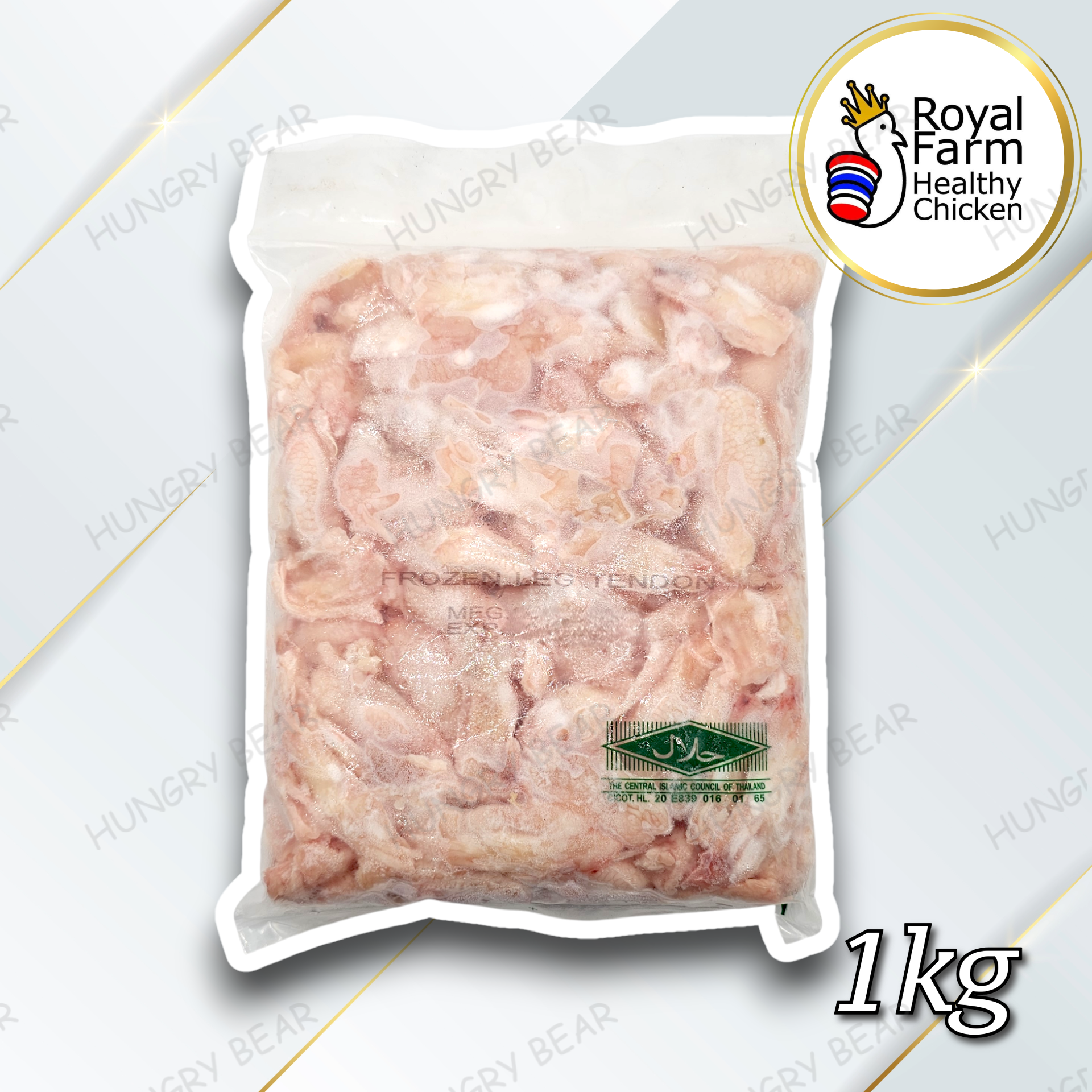 皇室農場 - 泰國無激素雞腳根  HALAL   1KG  (急凍-18°C)