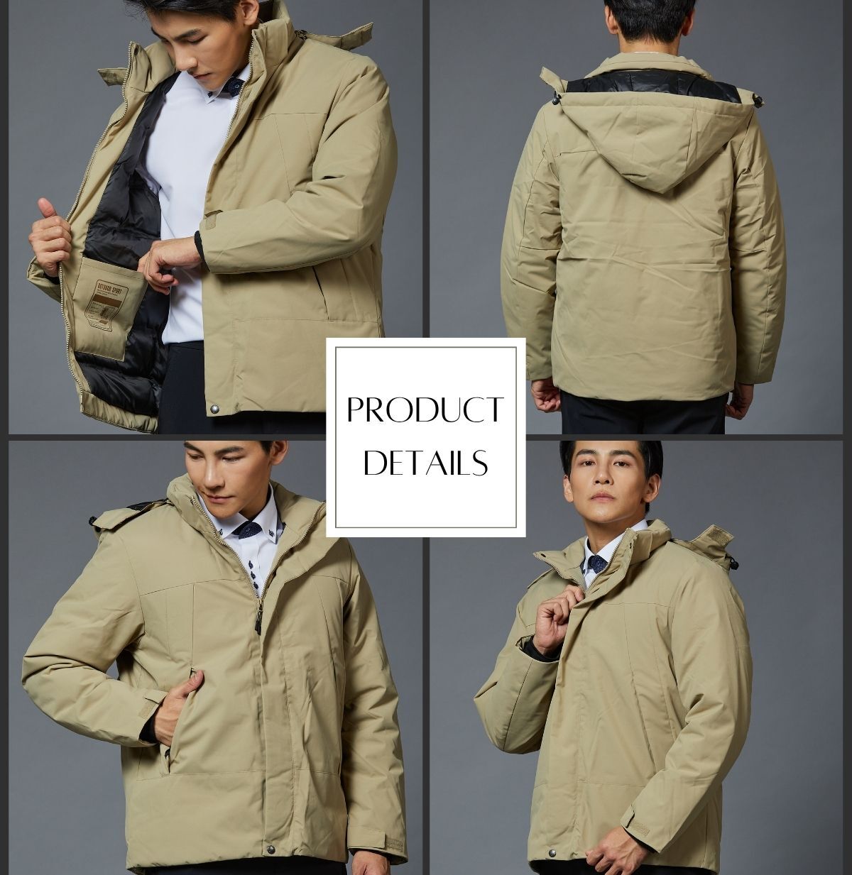 防寒外套細節