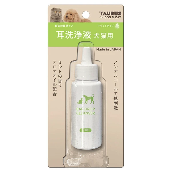 (日本製造及直送) TAURUS 犬貓用耳部清潔液 60ml