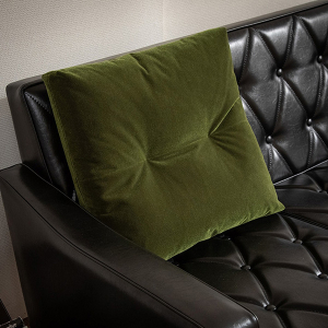 Lobby Chair Pillow 綠絨布靠枕