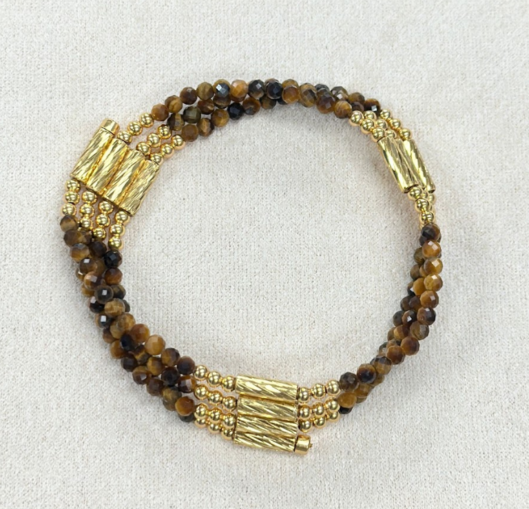 AM15 S-STNI695-425 磁吸虎眼頸鏈手鏈兩用 57cm $388