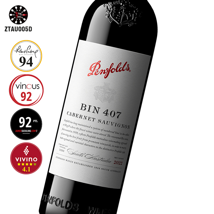 Penfolds Bin 407 Cabernet Sauvignon|奔富|Wine Time 酒在當下