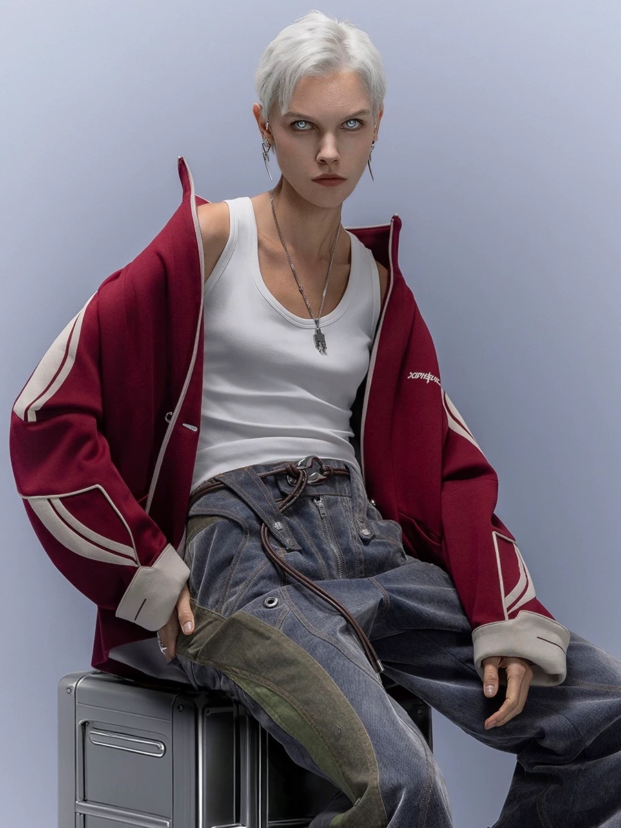 XIPHEVIL「遊龍唐裝_短版」全新中式抗皺空氣層高街賽博運動外套