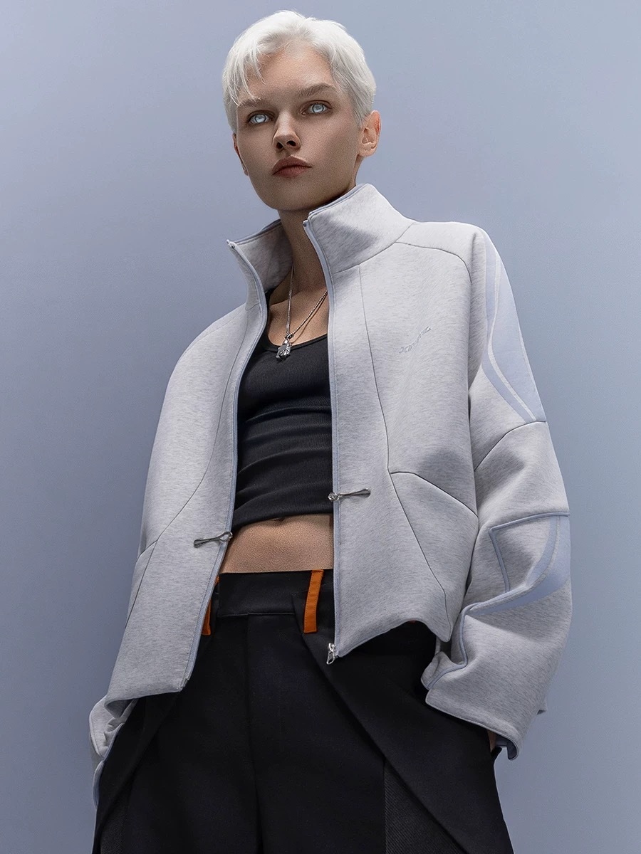 XIPHEVIL「遊龍唐裝_短版」全新中式抗皺空氣層高街賽博運動外套