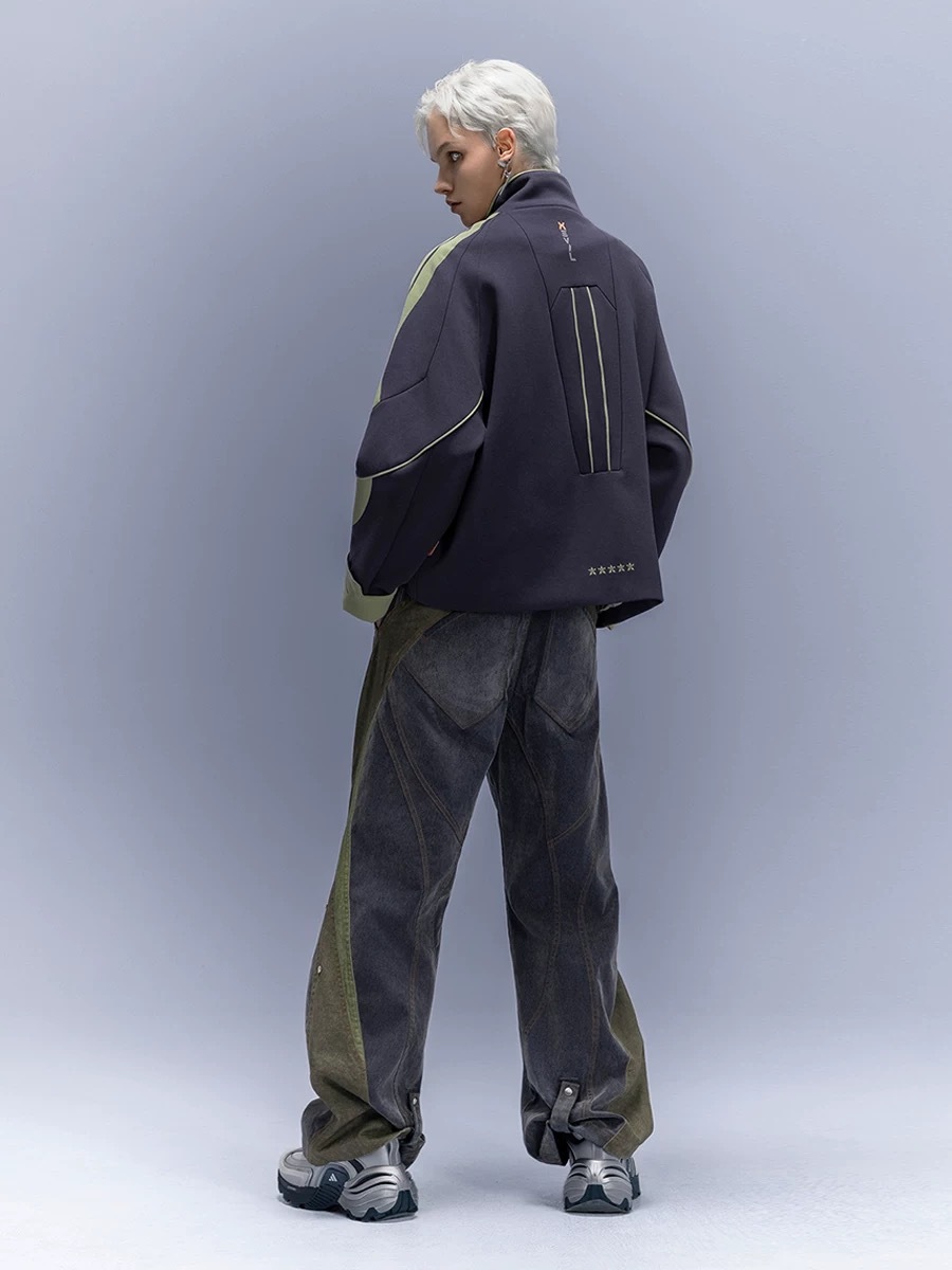 XIPHEVIL「遊龍唐裝_短版」全新中式抗皺空氣層高街賽博運動外套