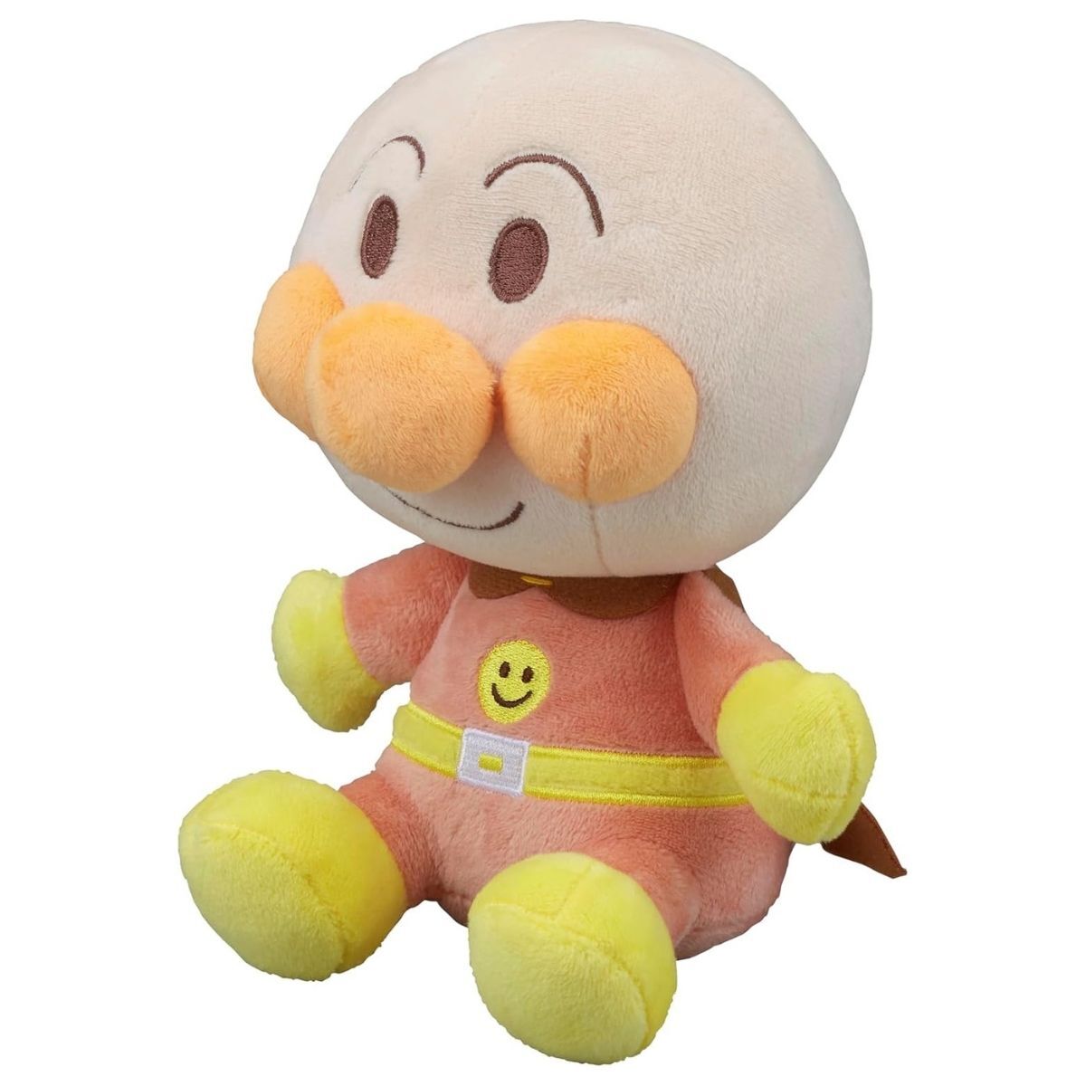 鬆軟毛公仔柔和色17CM款-麵包超人