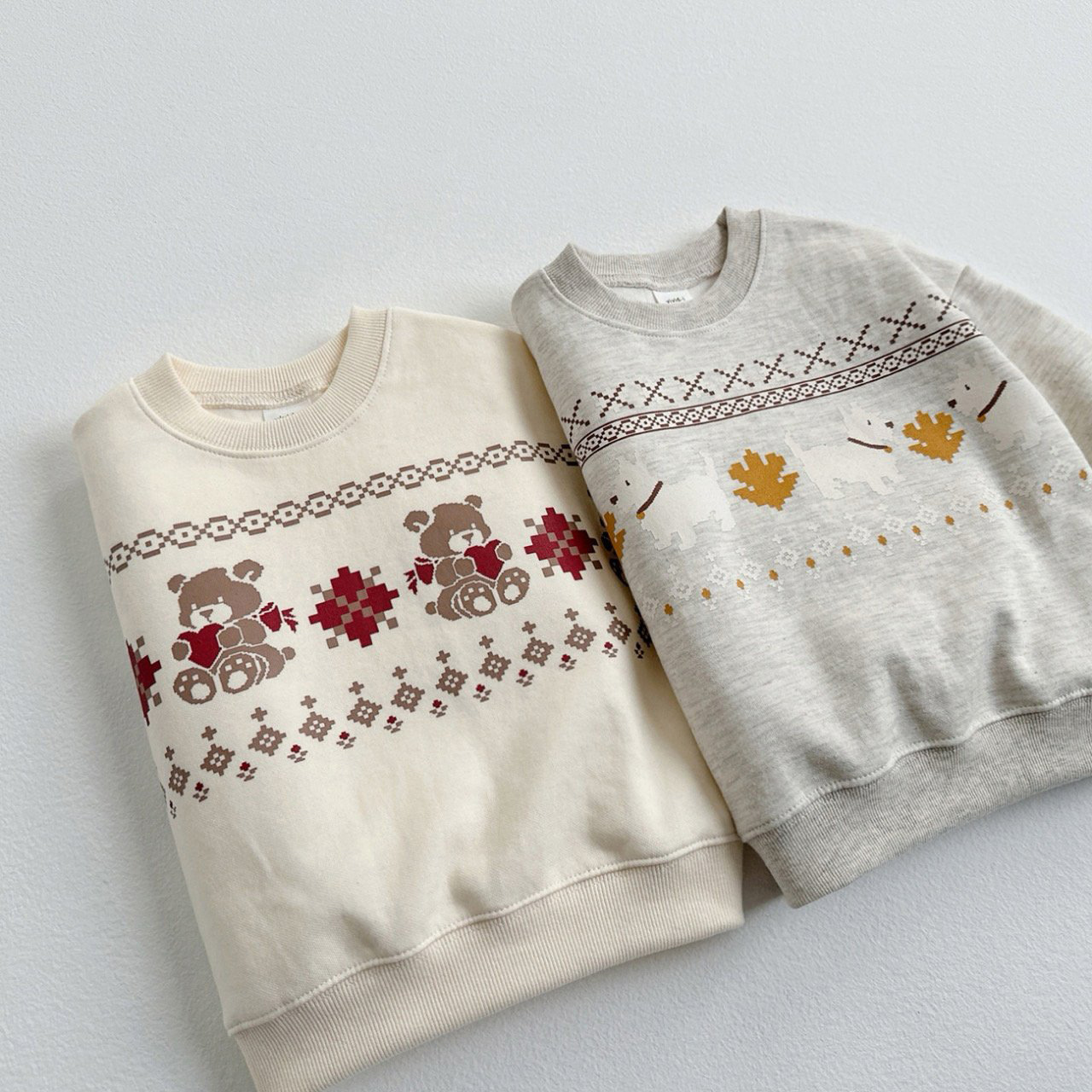 小熊小狗聖誕衛衣