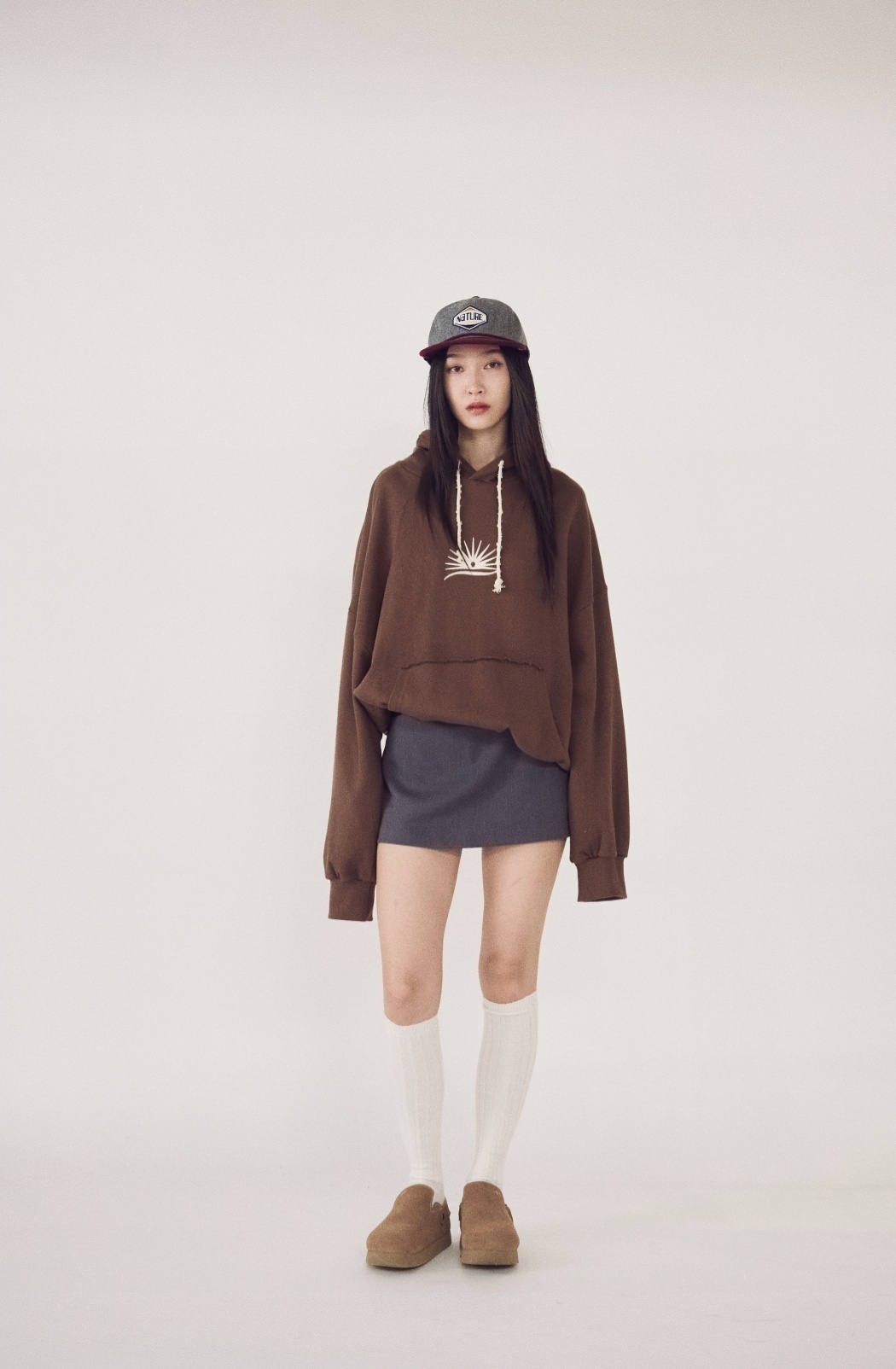 低腰西裝褲裙 附皮帶