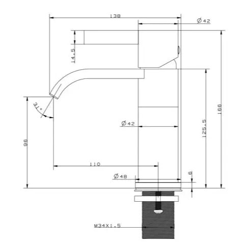 美國RECO 105127-B 105127-BK 105127-GS 面盆龍頭SUS304不鏽鋼 LF無鉛