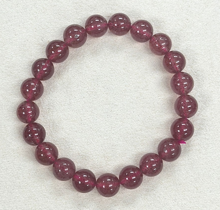 B27 草莓晶手串9mm+ $228