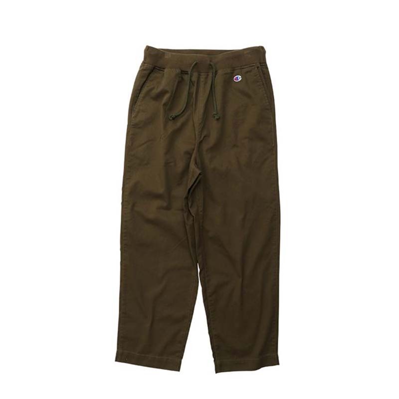 CHAMPION TWILL LONG WIDE PANTS 軍綠 寬褲 長褲 C3-P211-760 [台灣現貨]