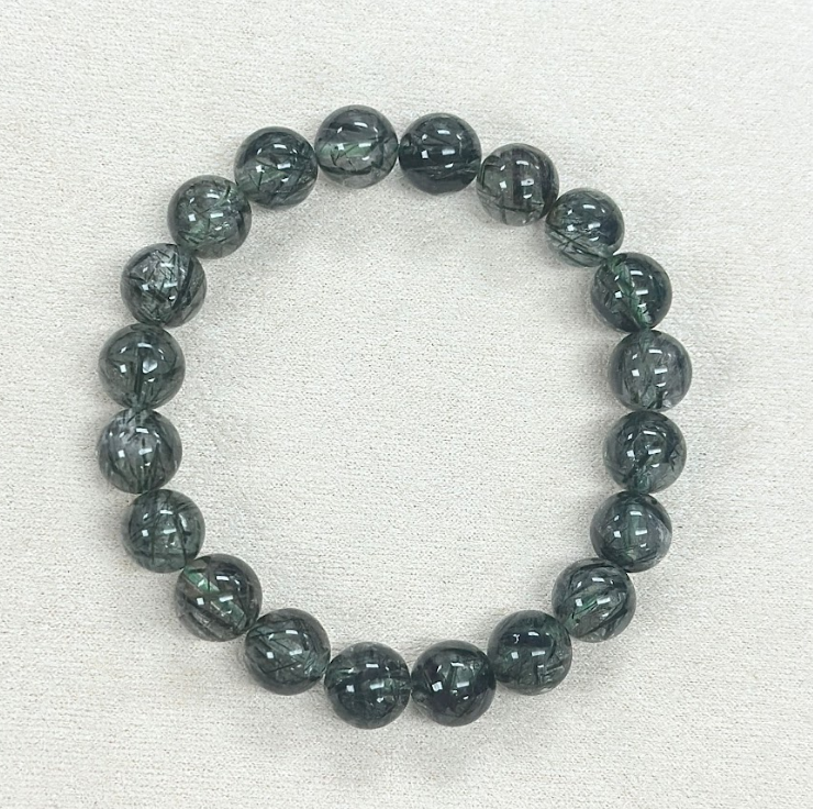 B29 綠發晶手串9.5mm+ $388