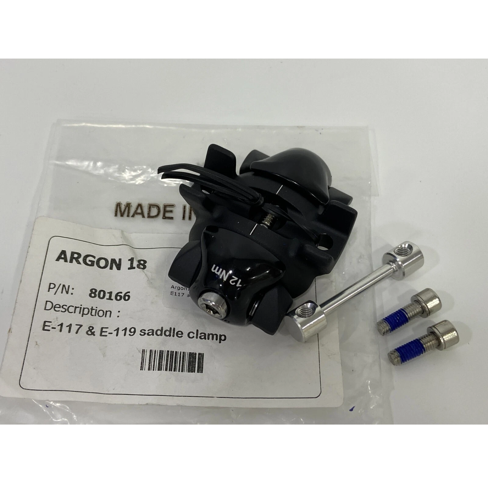 Argon18 E-117 & E-119 saddle clamp #80166