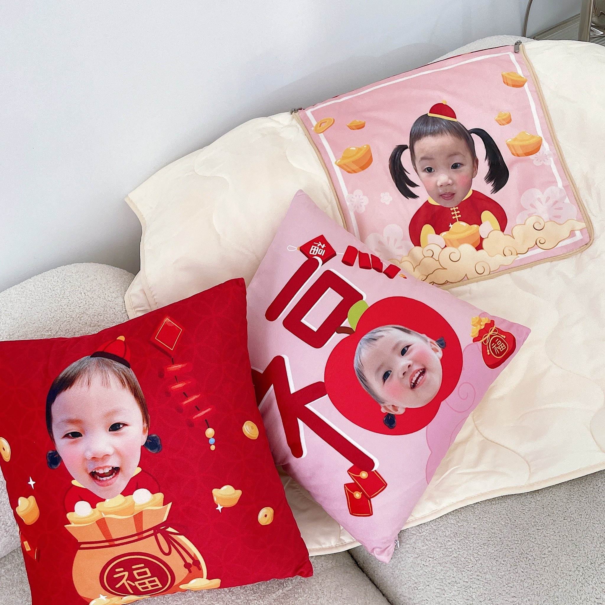 寶寶過年客製化抱枕