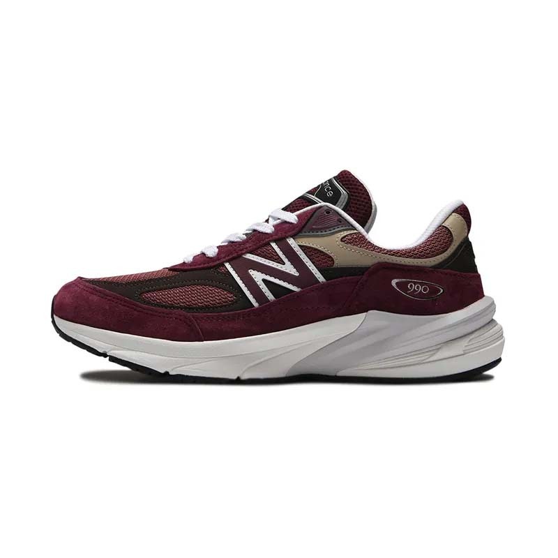 NEW BALANCE X TEDDY SANTIS  990V6 美國製 酒紅卡其棕 休閒鞋 U990BT6 [台灣現貨]