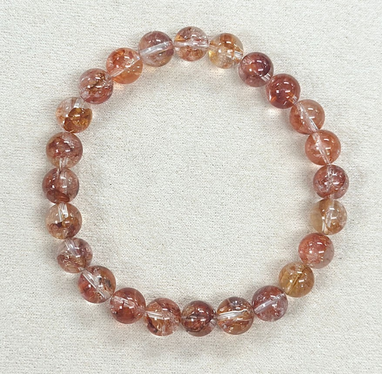 B44 錦鯉膠花手串8-9mm+ $298