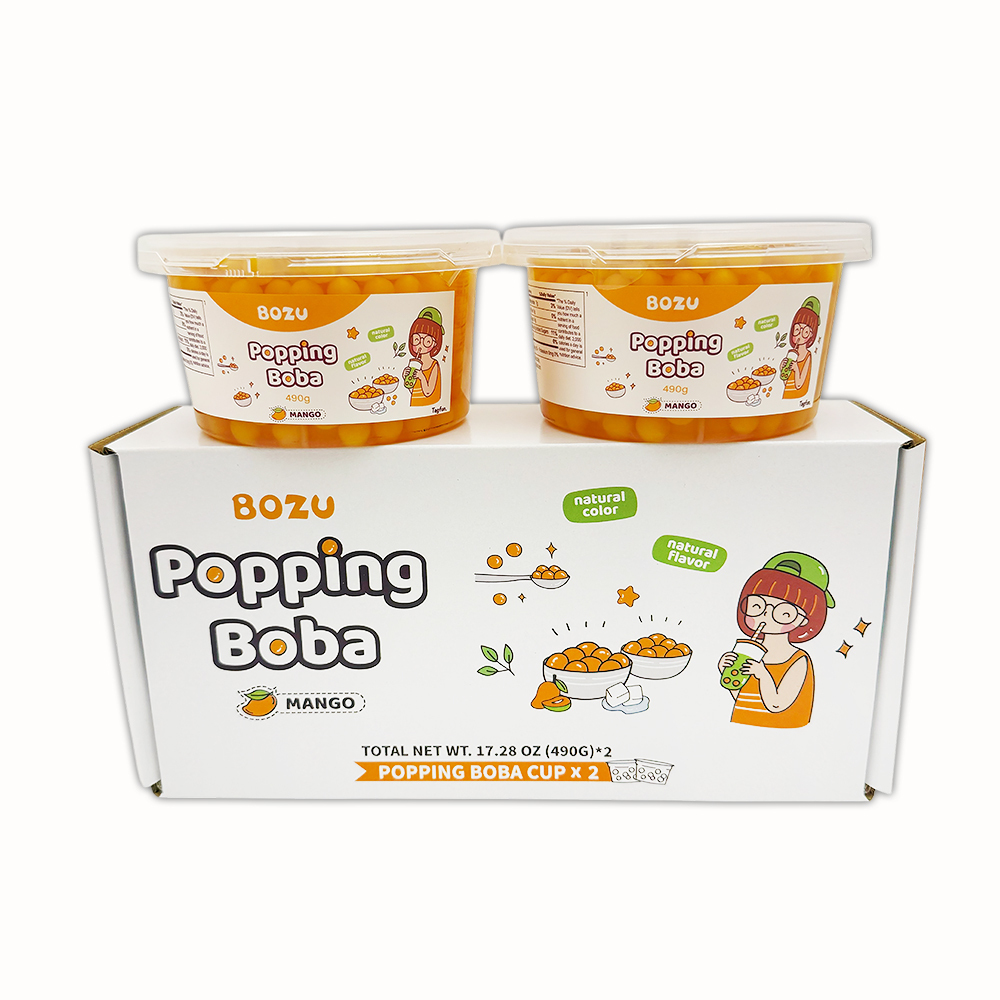 Tai Ji Xuan_ Set 2 hộp BOZU Popping Boba Vị Xoài 490g