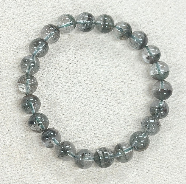 B50 綠幽靈手串9mm+ $288