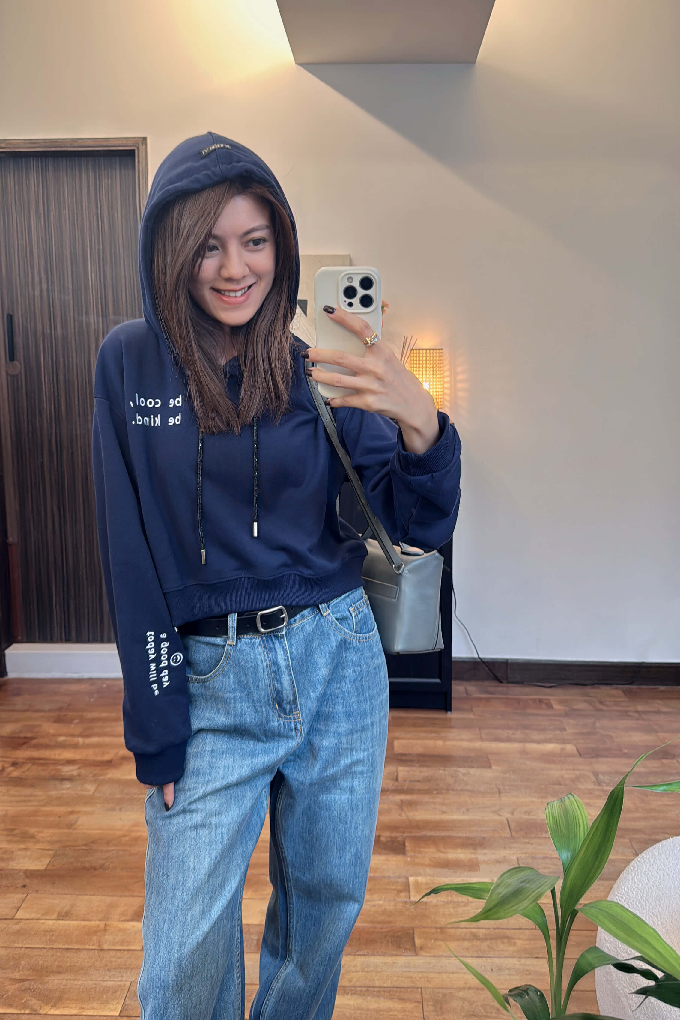 Fun Word Embroidered Crop Hoodie_TP2512L29