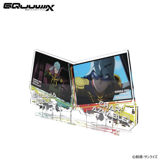 240631 Pbandai 預訂 2026/1月 機動戦士Gundam GQuuuuuuX ペアアクリルスタンド シャリア・ブル＆シャア・アズナブル
