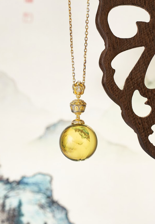 C4 MS22M03D "墨西哥藍珀S925銀吊墜- 千佛願"22mm $1980