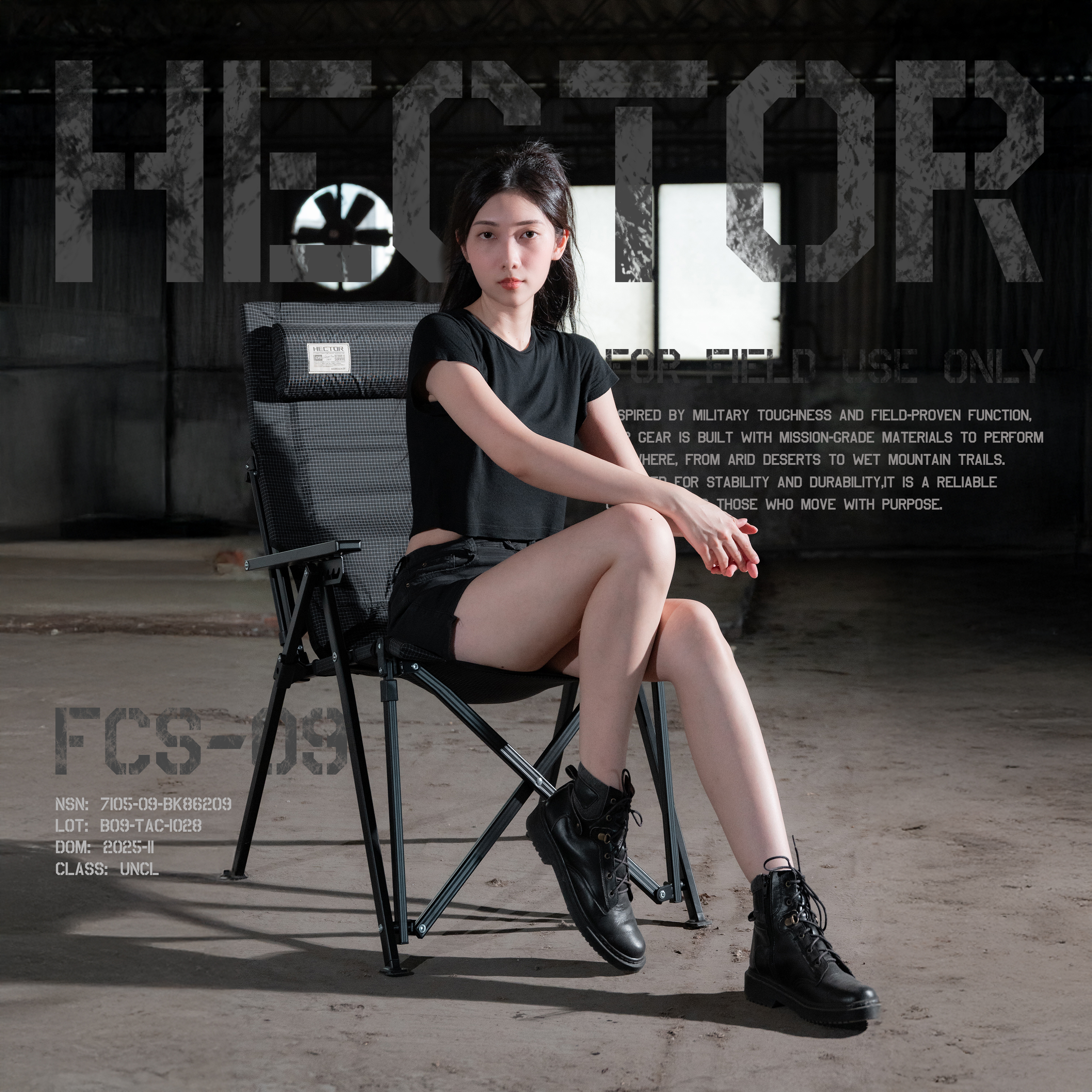 ❚BARRACK09❚HECTOR 多角度五段高背椅 Dyneema 3.0 升級版