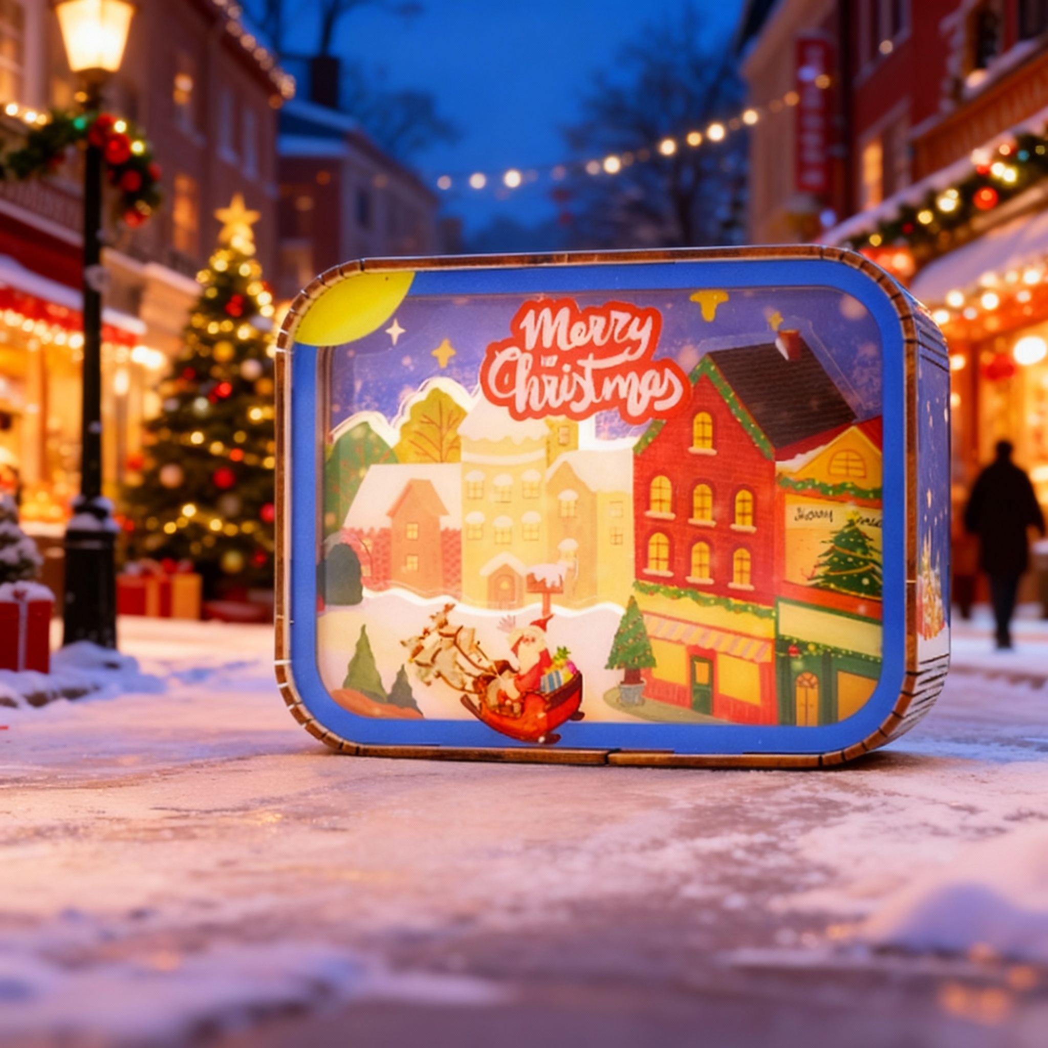 Sparkling Village Nightlight