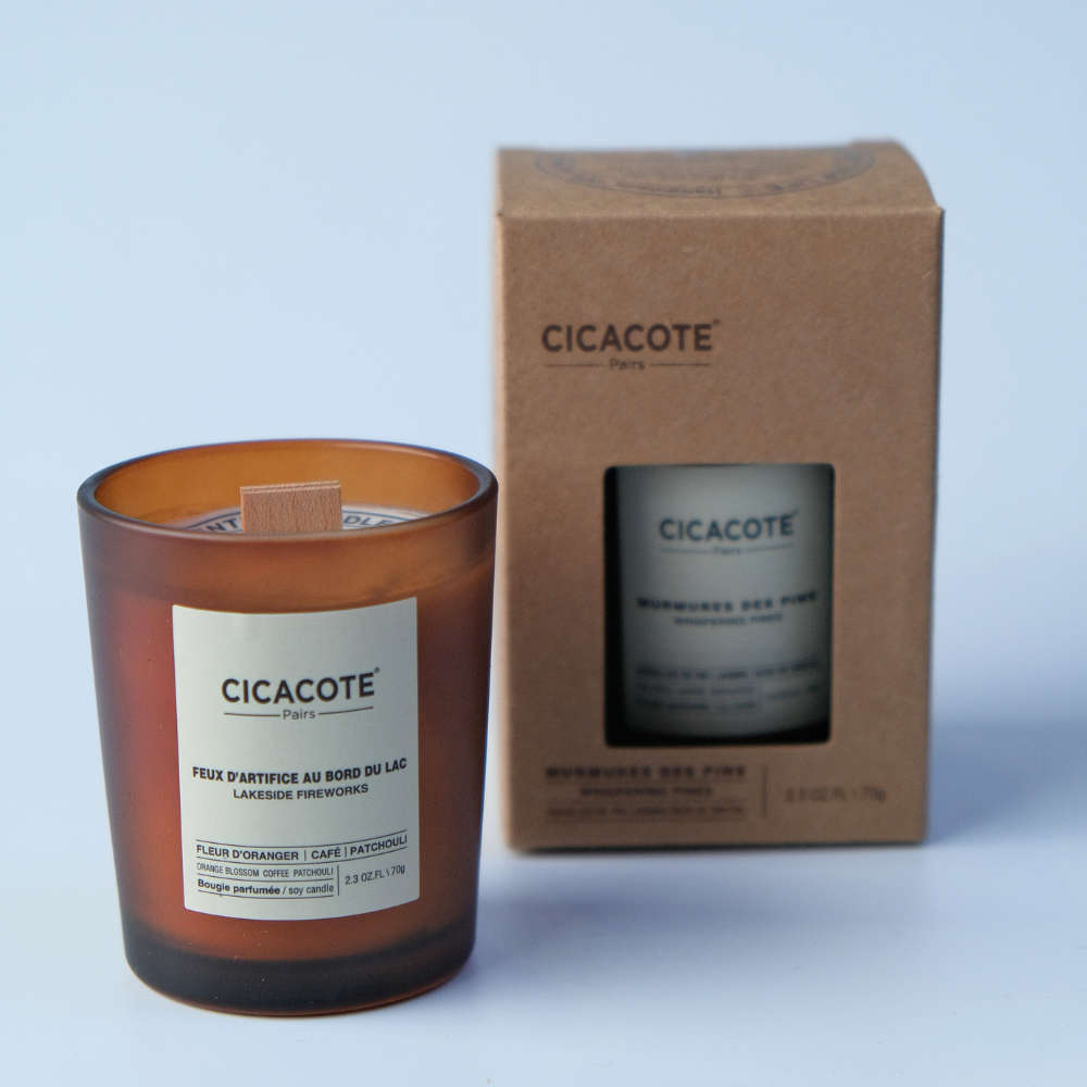 CicaCote Lakeside Fireworks（湖畔篝火 ）香氛蠟燭 70g