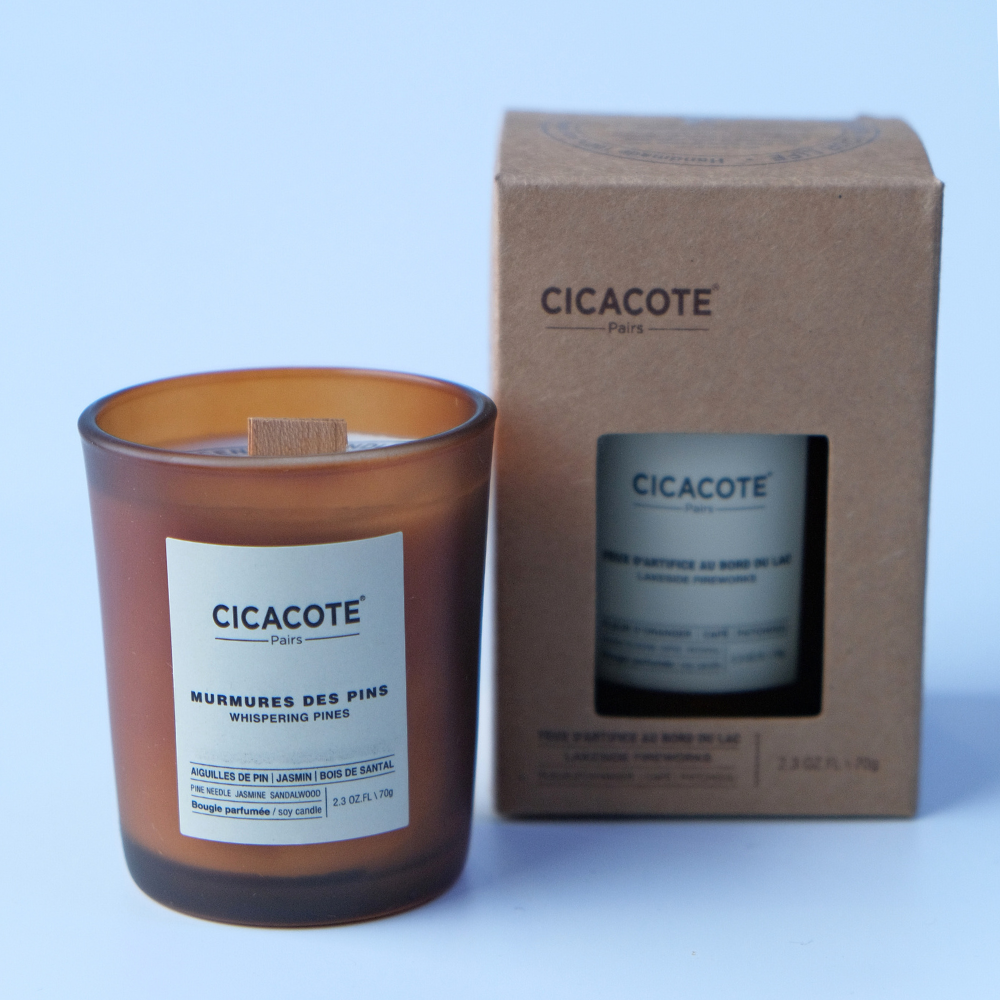 CicaCote Whispering Pines （暖木絮語）香薰蠟燭 70g