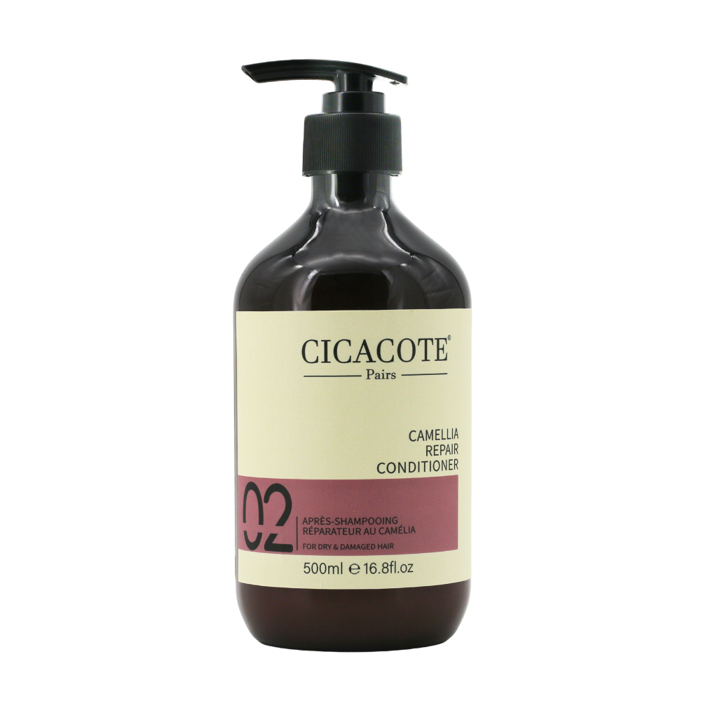 CicaCote 山茶花修護護髮素 500ml 受損/乾性髮質適用