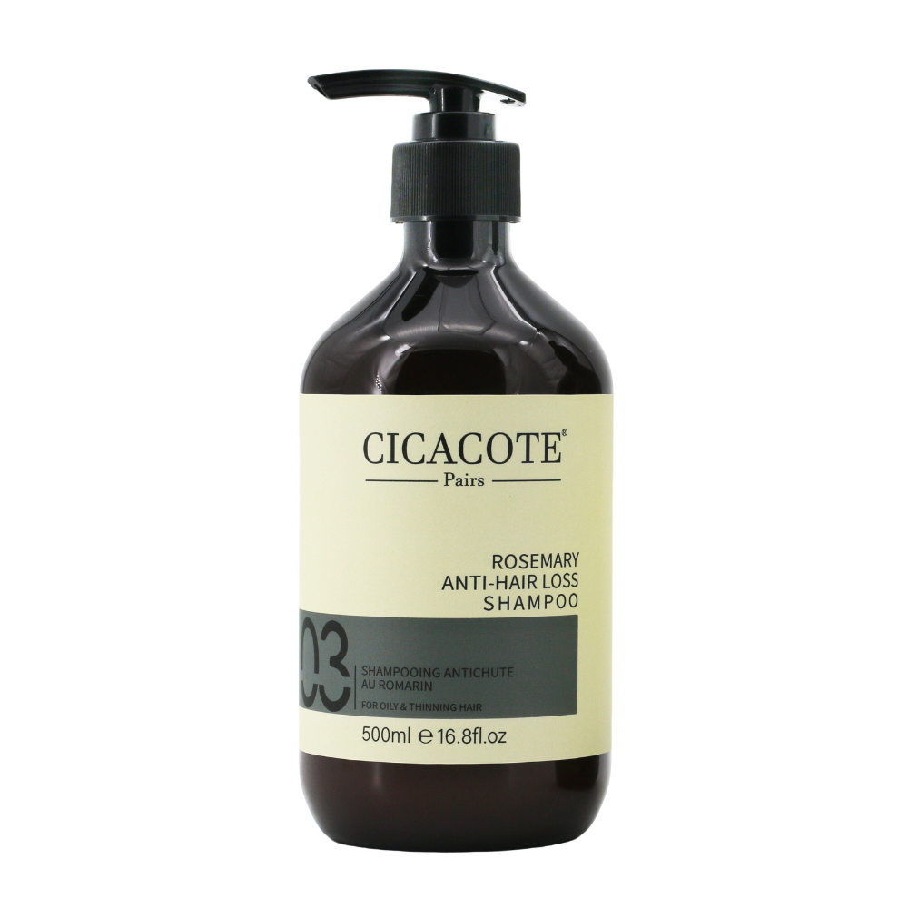 CicaCote 迷迭香防脫洗髮水 500ml 油性易脫髮質適用