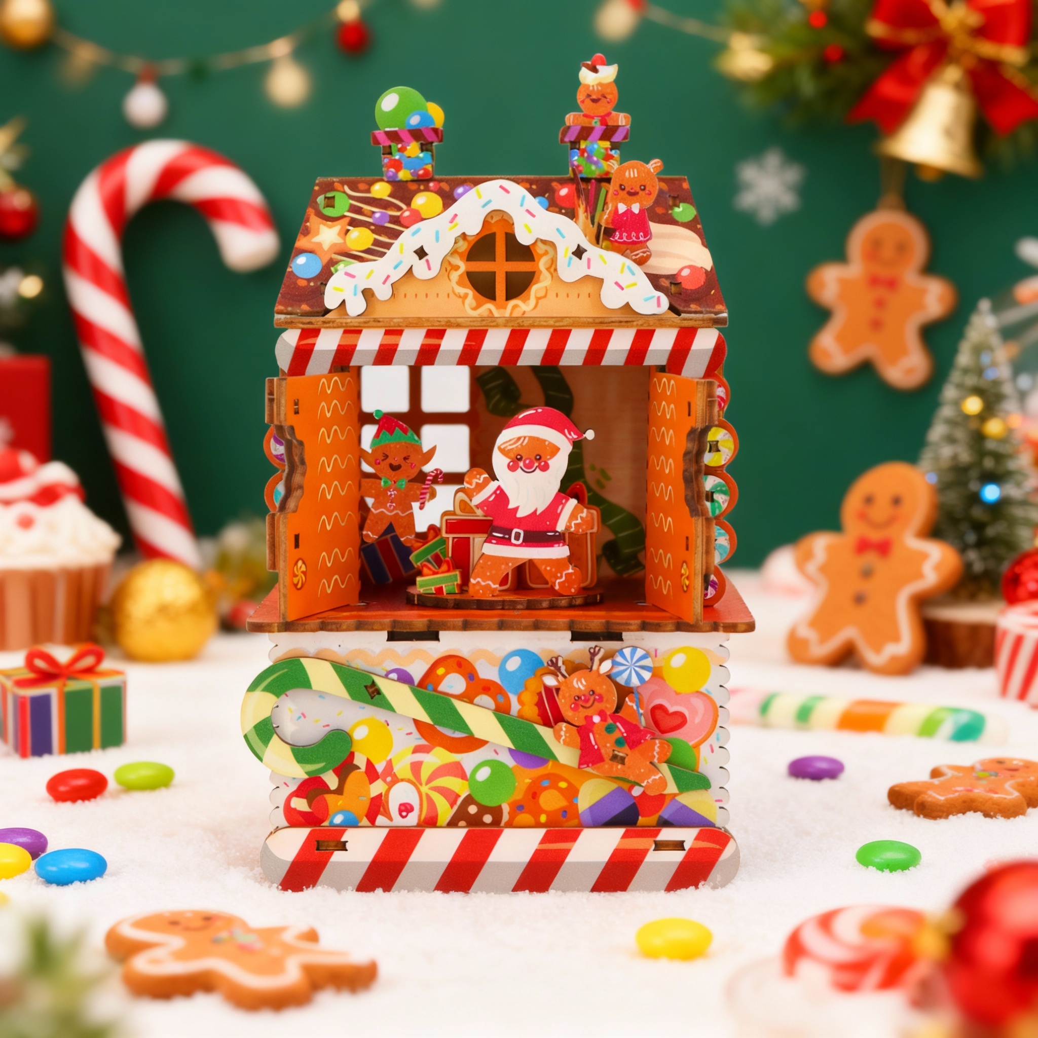 GingerBread Clubhouse Musical Box