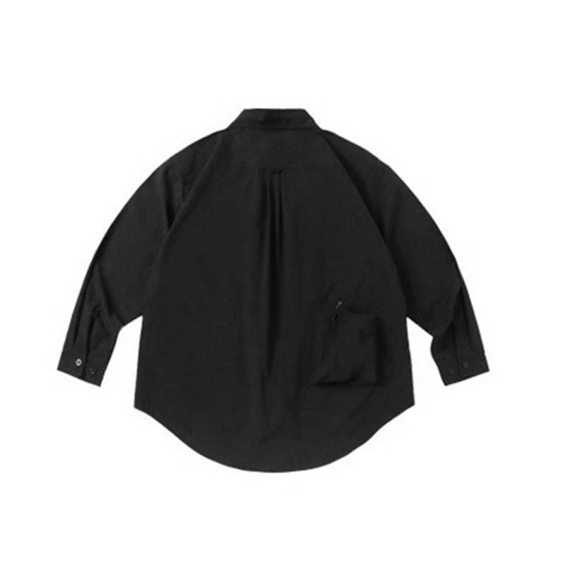 LOOSE WPF OVERSHIRT 寬鬆防水釣魚襯衫襯衫 黑色 CA-US-09 [台灣現貨]