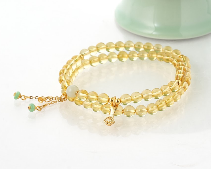 C20 DIY05M10S-SJ-淨水 S925銀墨西哥藍珀雙圈手鏈 5mm $298