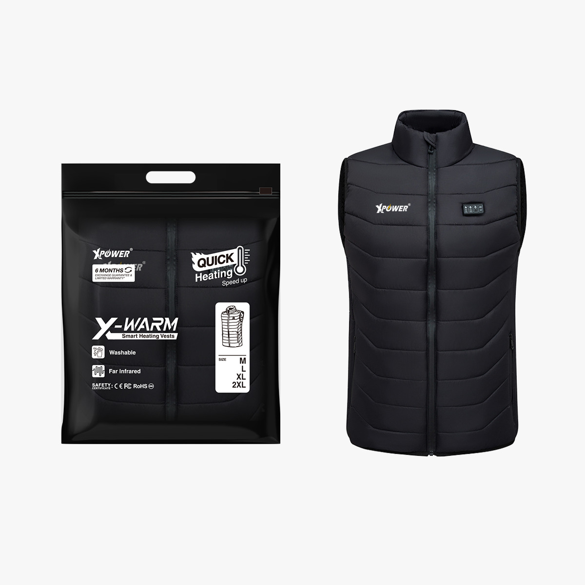 XPower X-Warm 智能發熱防寒背心