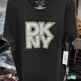 [S] DKNY BLACK LOGO BIG PRINT T-SHIRT, DP5T1451-BLK [FINAL SALE] (SD1587)
