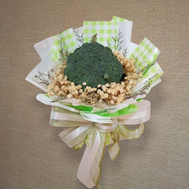 花椰菜乾燥花捧花