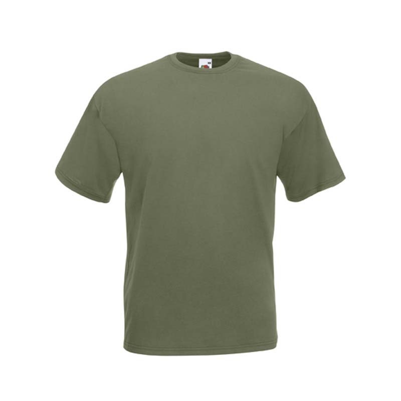 FRUIT OF THE LOOM 1850 TEE 軍綠 素T 短袖 FL-1850-80MG [台灣現貨]