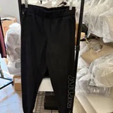[S] DKNY BLK/BLACK EXPLODED RHINESTONE VARSITY LOGO HIGH RISE RELAXED, DP5P3737-BBL [FINAL SALE] (SD1589)