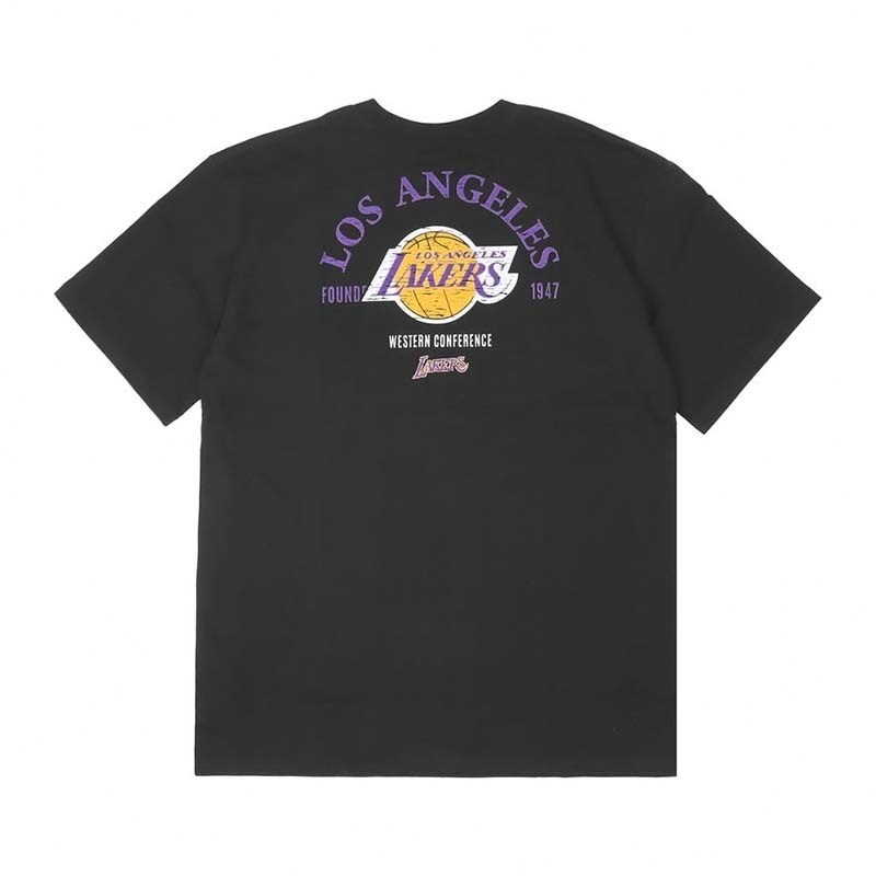 Mitchell & Ness City Pride NBA 黑色 純棉 湖人 短T 短袖 MNTS043LAL [台灣現貨]