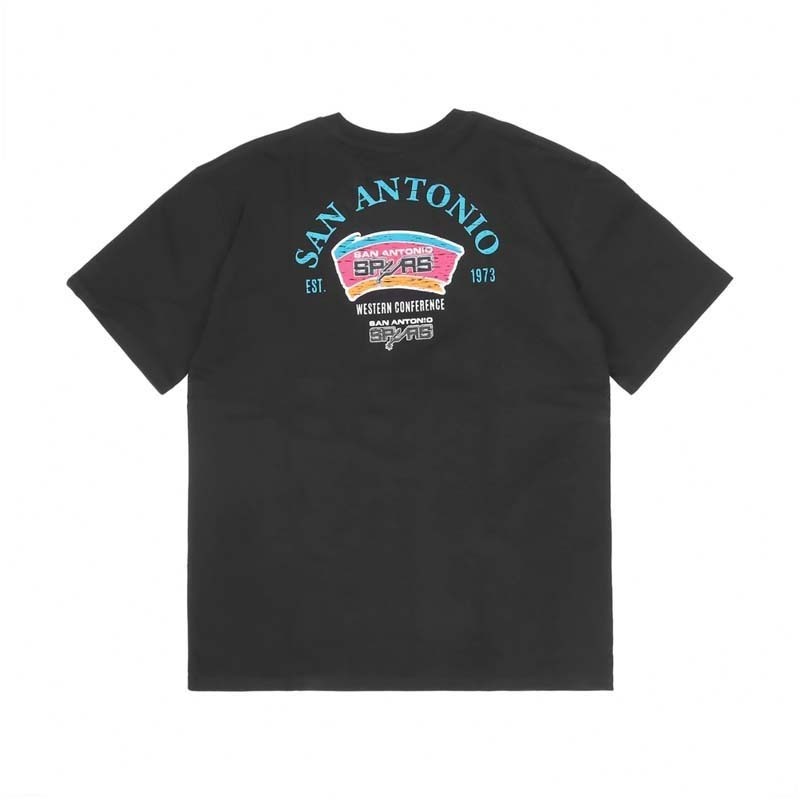 Mitchell & Ness City Pride NBA 黑色 純棉 馬刺 短T 短袖 MNTS043SAS [台灣現貨]