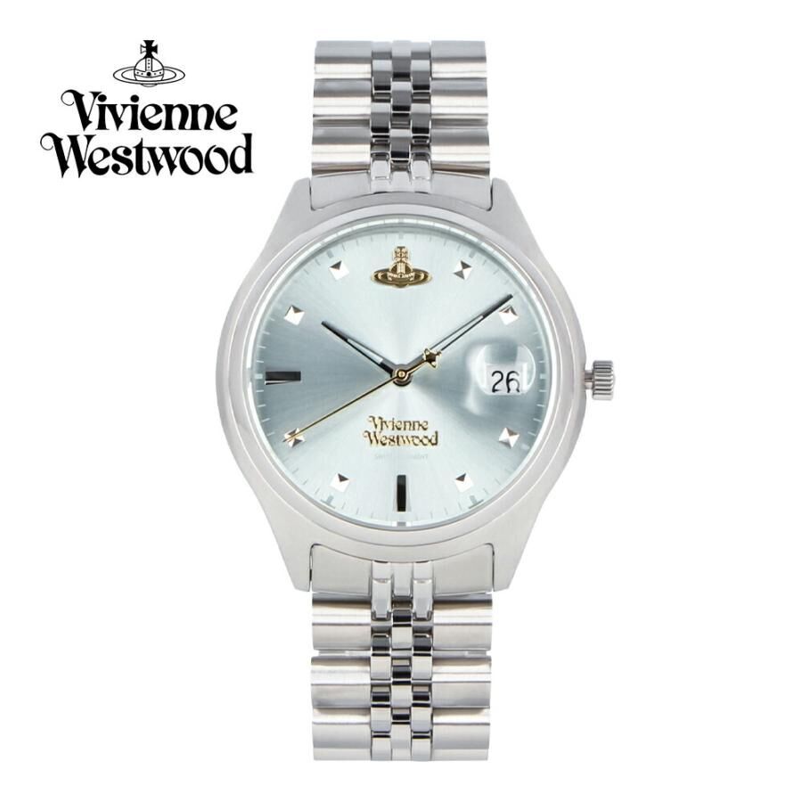 VV261LBLSL Vivienne Westwood 37mm 冰藍色錶面 不鏽鋼 女裝 手錶 (香港行貨)