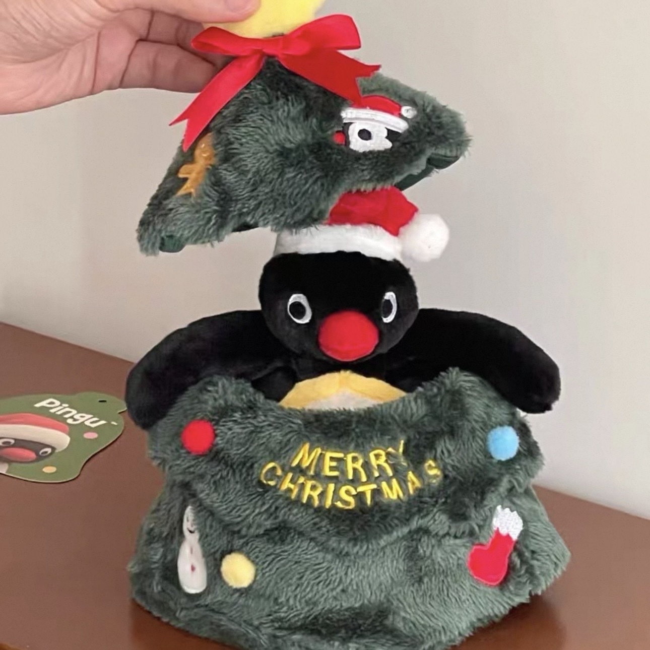 PINGU 聖誕樹公仔 玩偶 生日禮物 送禮 企鵝家族