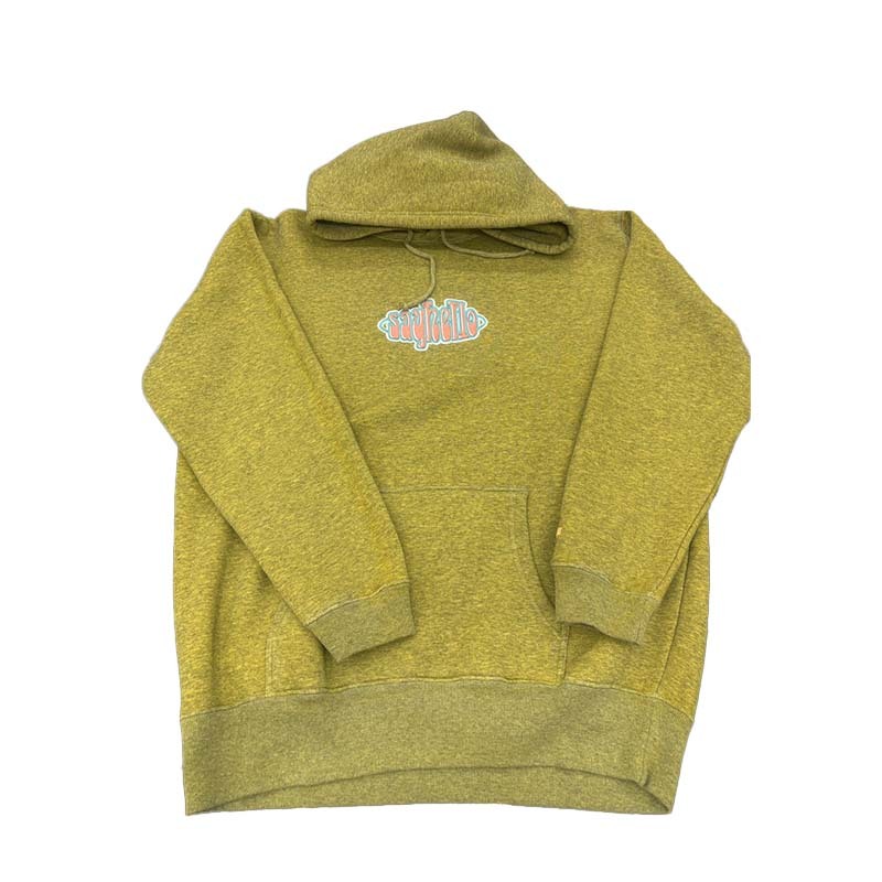 SAYHELLO Pigment Dyed Pull Logo Hoodie 帽TEE 麻花金 SAY-08 [台灣現貨]