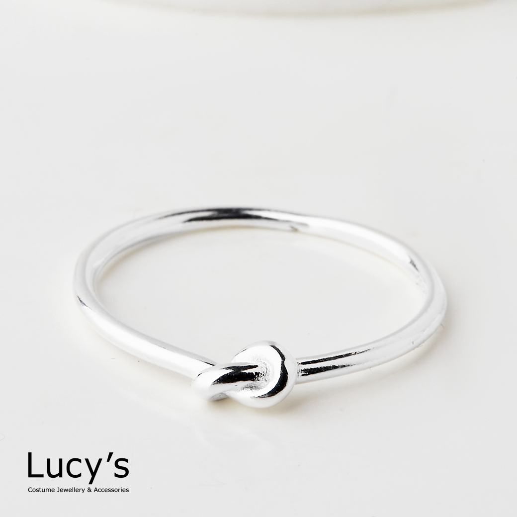 925純銀 單結 尾戒 (125523/125524/125525)