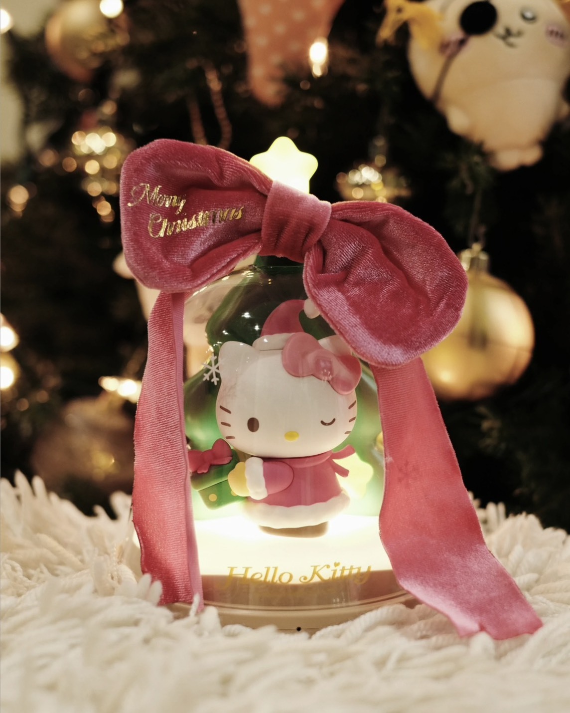 iSNEAKERS｜Sanrio 三麗鷗 Hello Kitty 正版授權 聖誕氛圍燈 小夜燈 聖誕禮盒 聖誕樹裝飾燈 許願燈