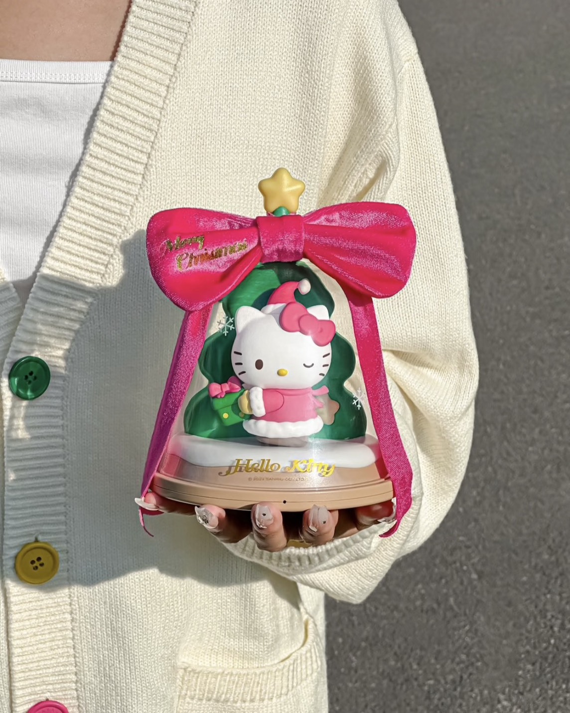 iSNEAKERS｜Sanrio 三麗鷗 Hello Kitty 正版授權 聖誕氛圍燈 小夜燈 聖誕禮盒 聖誕樹裝飾燈 許願燈