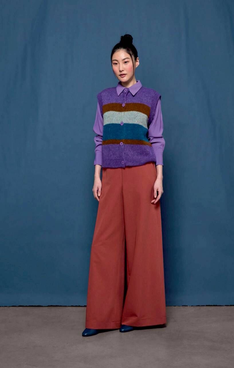 NIU 京都文藝漸層毛海背心