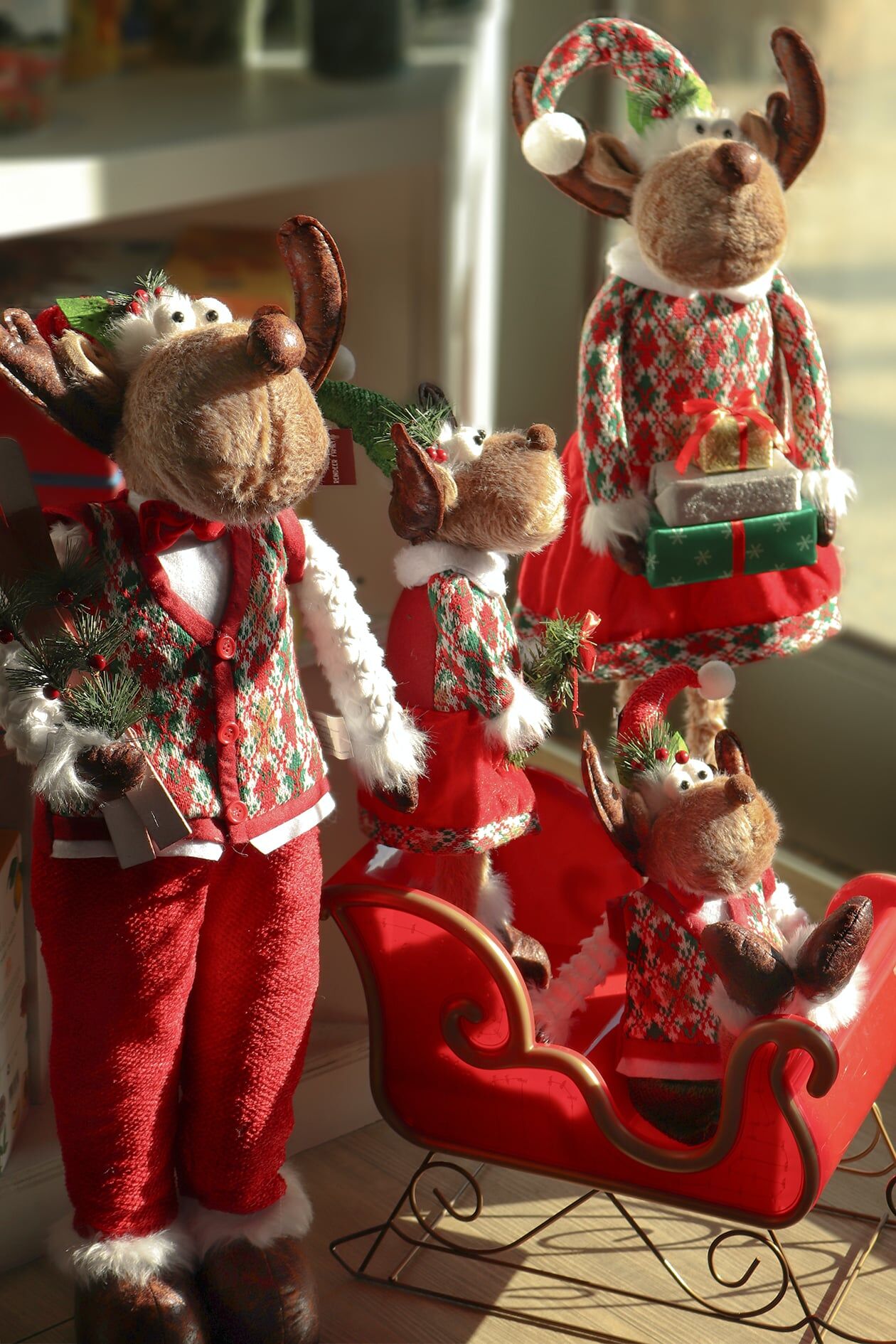 Reindeer Family Set 麋鹿家庭組擺件